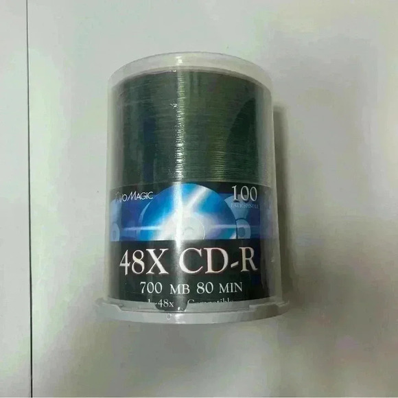 New I/O Magic 48X CD-R 100 pack Spindle 700 MB 80 Minutes 1~ 48x Compatible - Picture 5 of 6